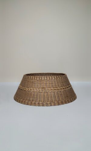 Корзинка по ёлку для декорирования подставки диаметр 65-75 см светло-коричневая