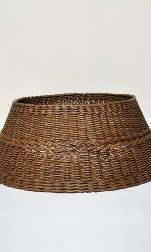 Корзинка по ёлку для декорирования подставки диаметр 65-75 см коричневая