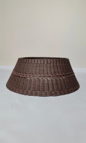 Корзинка по ёлку для декорирования подставки диаметр 65-75 см тёмно-коричневая